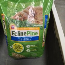 Feline Pine Cat Litter, 7 Lbs. New