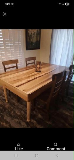 Large Clean rustic wooden Dinning Room table (NO CHAIRS) $200 firm