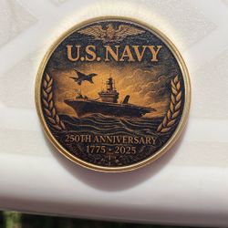 U.S. Navy 250th Anniversary Military Commemorative Medal