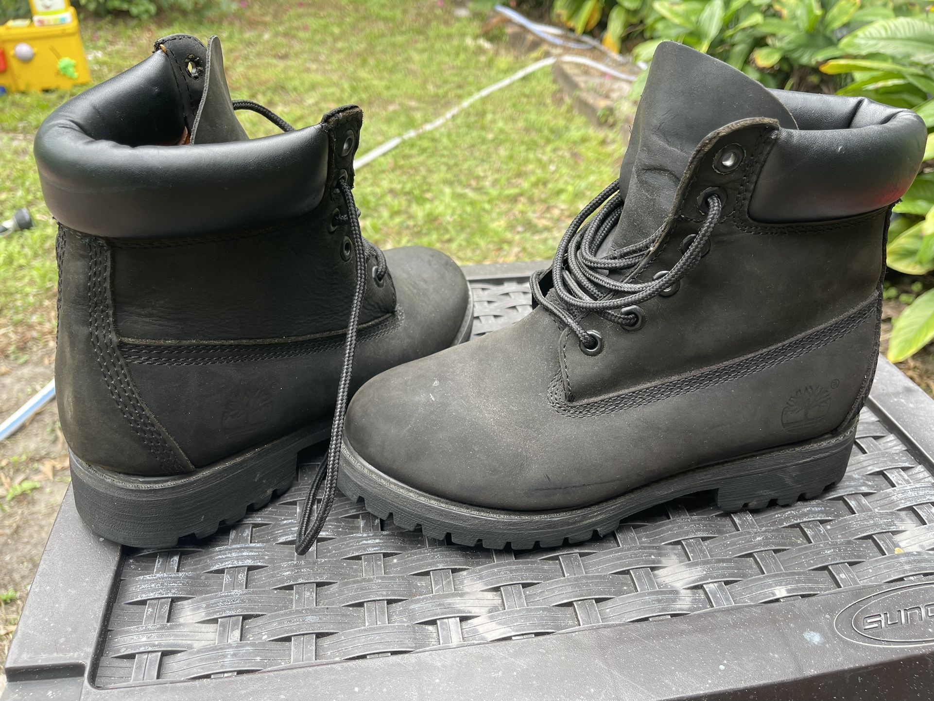 Timberland Black Boots 6.5M