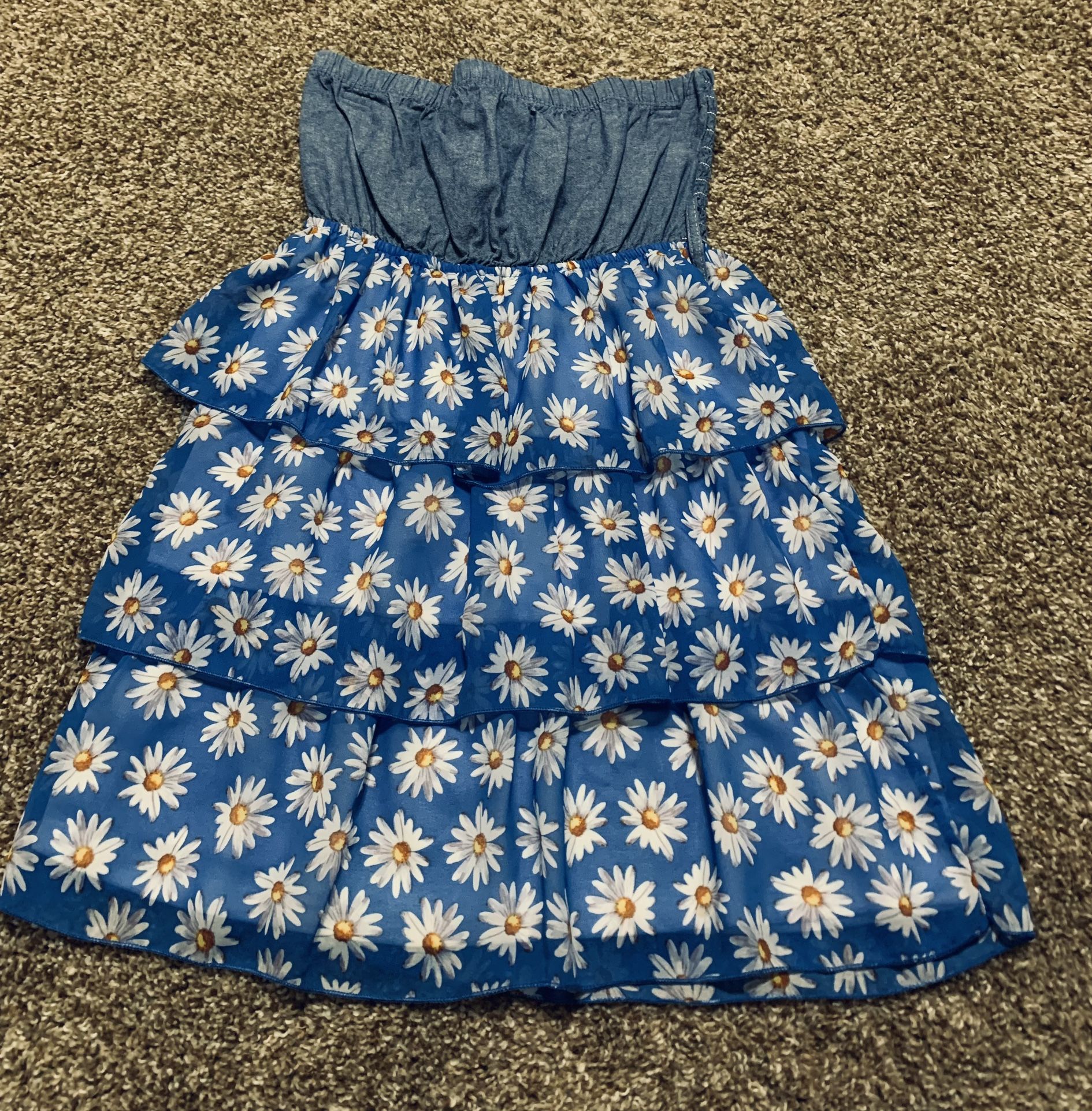 rue21 strapless denim top sundress size M