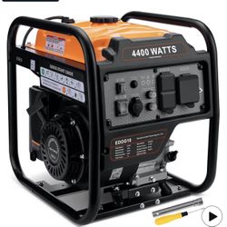 Oxseryn 4400-Watts Inverter Generator, Open Frame Generator Gas Powered, Emergency Home Backup, RVs