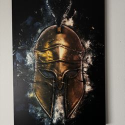 Spartan helmet Canvas Decor XL 