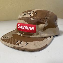 Supreme Desert Camo Ballistic Nylon Camp Cap