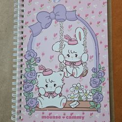 Mikko Mousse and Cammy lined paper notebook