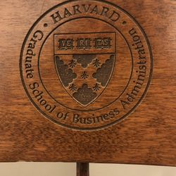 Rare Nichols & Stone Harvard Graduate School Of Business Administration Wood Office Desk Chair