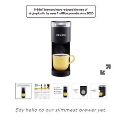 Brand New Mini Keurig Coffee Maker