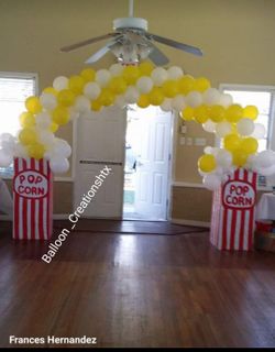 Popcorn Balloon arch or columns