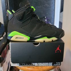 Jordan 6 Electric Green Good Cond Sz 10 $150