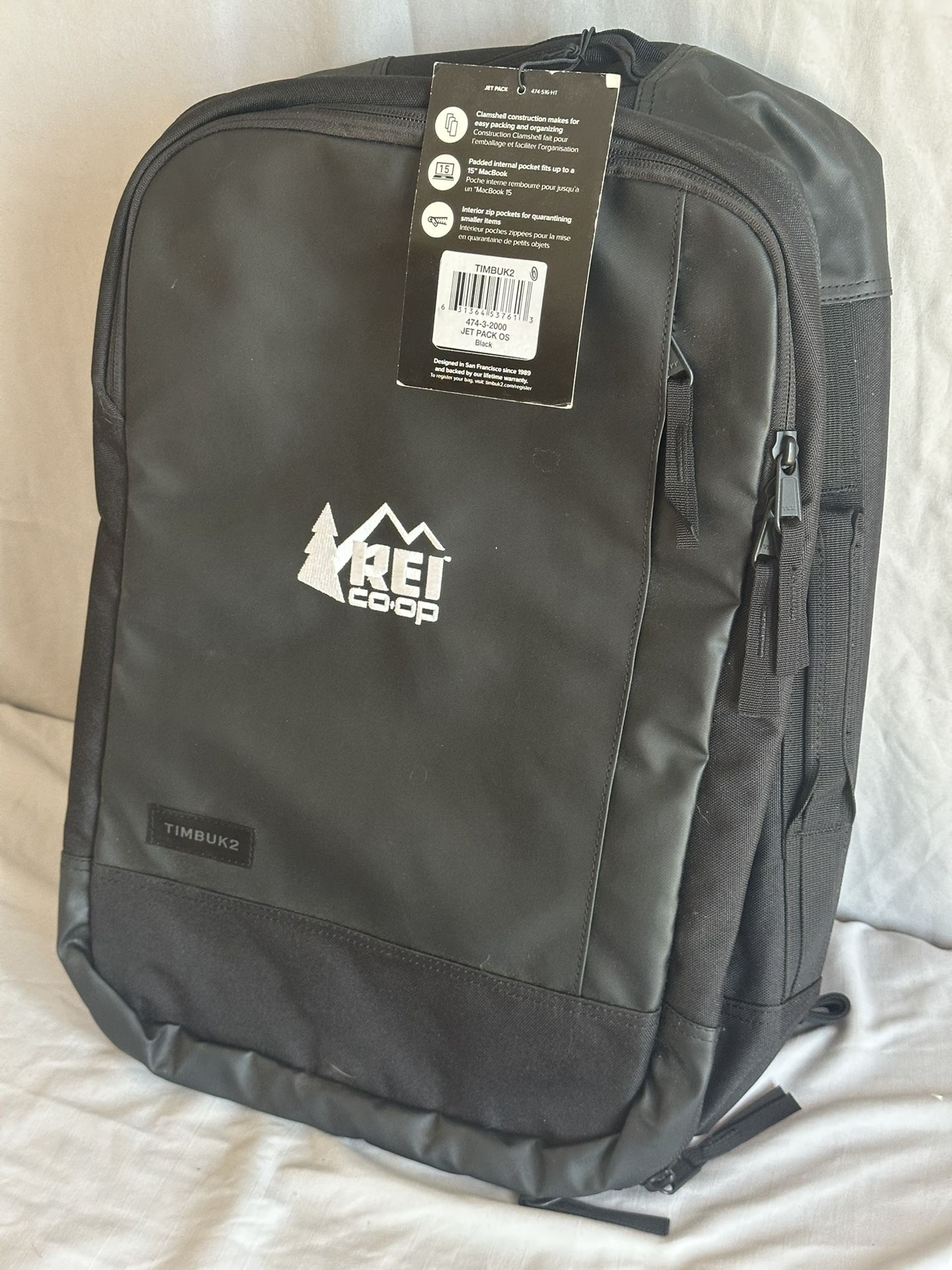 REI Jet Pack TIMBUK2 Backpack, Laptop Sleeves, Organization Sleeves