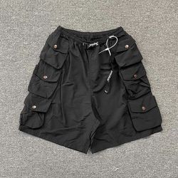 Kapital Ripstop Nam Black Cargo Shorts 