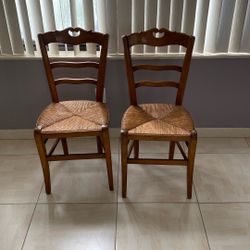 Two Chairs Wood