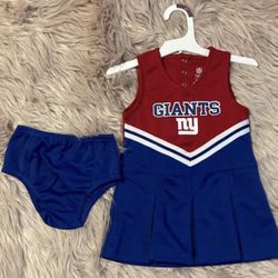 Toddler NY Giants Cheerleader Costume  2T