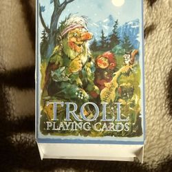Rare Vintage Souvenir Deck Of Playing Cards, Trolls, Norway 