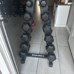 Inspire 5-30 dumbbells weights set firm price 