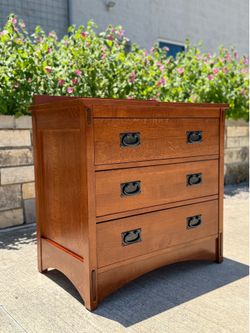 Craftsman Style OakNightstand Side Table (1) AVAILABLE