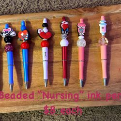 Various Beaded Pens
