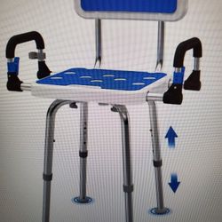 SHOWER CHAIR...HEAVY DUTY...500LB