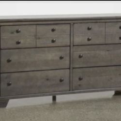 Living Spaces Marco Charcoal Chest And Night Stands - Make Offer!