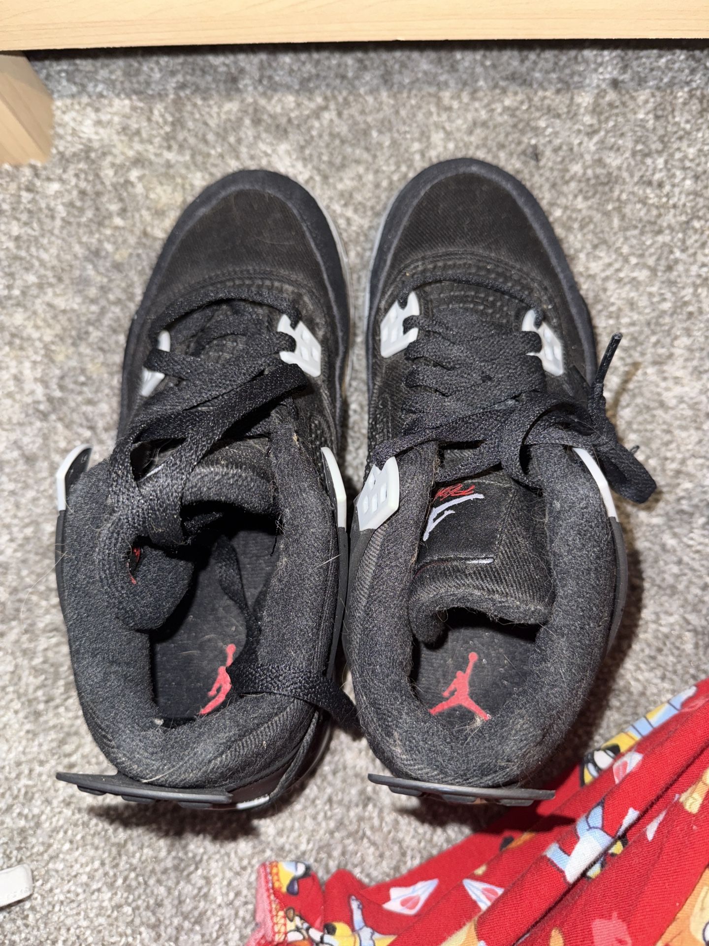 Jordan 4 Retro Black Canvas 