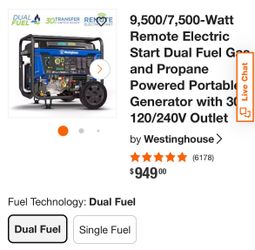 Generator 9500w