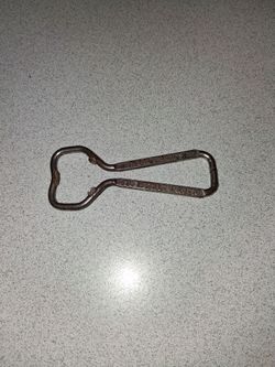 RARE VINTAGE 1950'S DOUBLE SIDED HEILEMAN'S OLD STYLE LAGER PROMOTIONAL BOTTLE OPENER