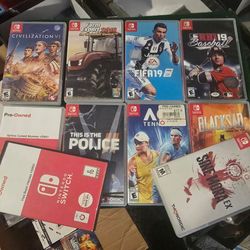 NINTENDO SWITCH GAMES..10 game lot