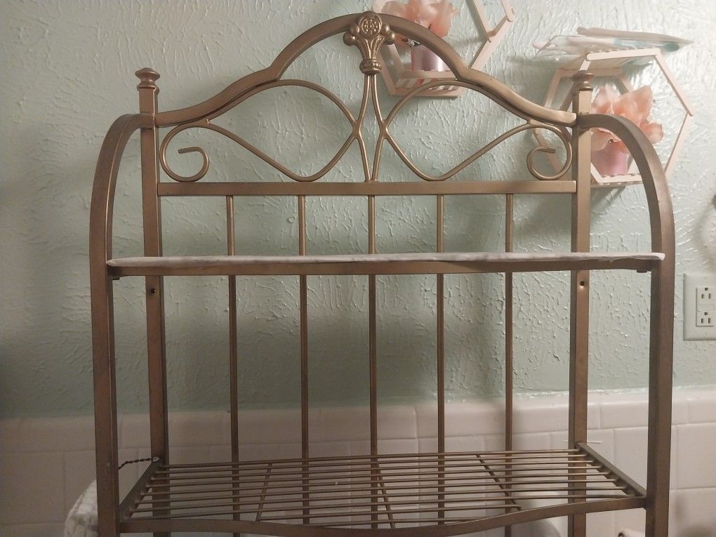 Organizador Para El Baño Es De Metal Color Dorado Printing & Graphic arts