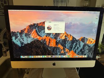 IMac (27-inch, Late 2013) 3.2 GHz Intel Core i5 16 GB 1 TB HDD macOS Sierra Version 10.12.6