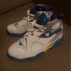 Air Jordan 8 Retro White Aqua