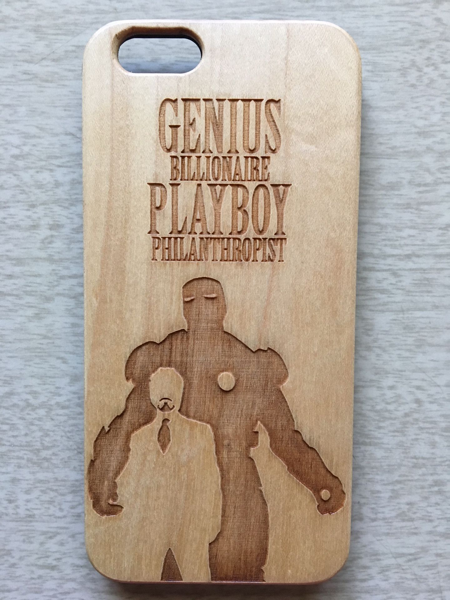 Wood curved case for iPhone 6-6S! Never used, brand new!