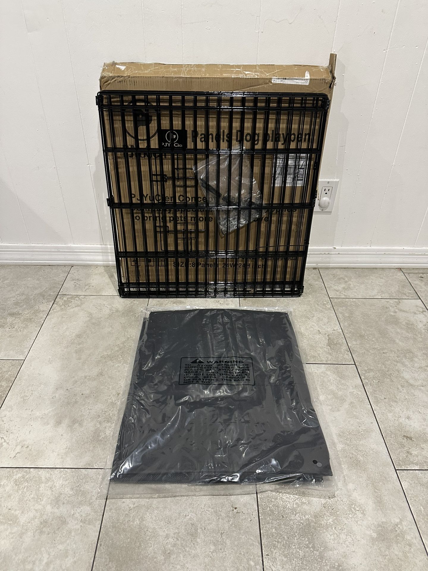 Puppy Playpen / Pet Fence with Bottom Pad