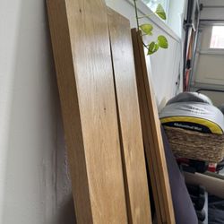 Solid White Oak shelves 