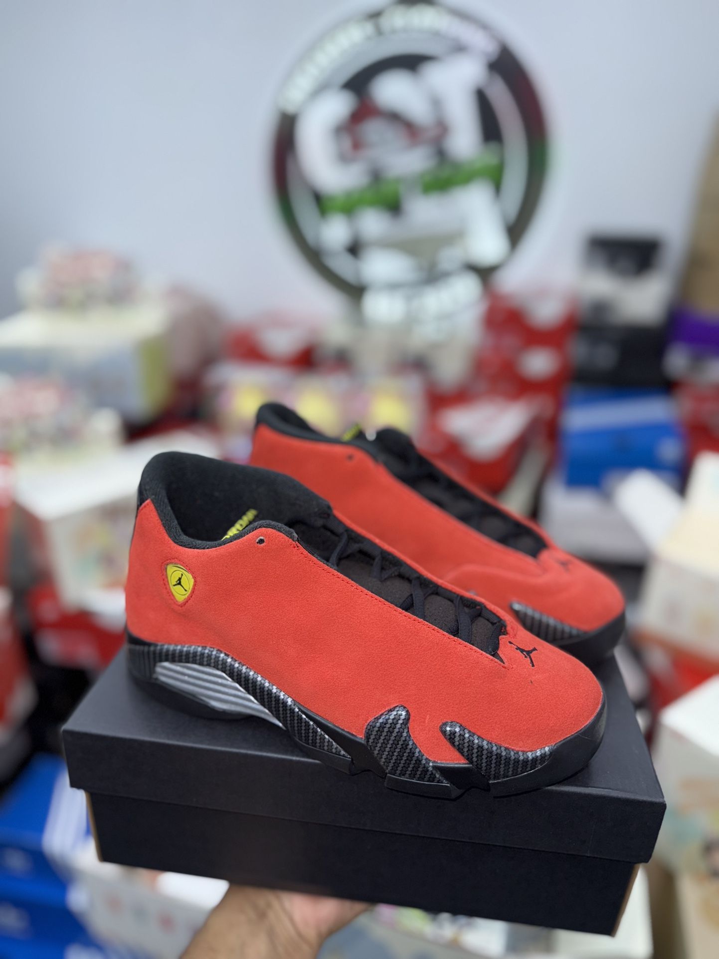 Jordan 14 Ferrari 2025 Size 6Y/7.5W - 100% Authentic- GS Size