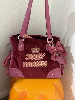 JUICY COUTURE BURGUNDY JUICY PRINCESS PURSE