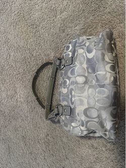 Coach Optic Signature Sateen Satchel/Shoulder Bag