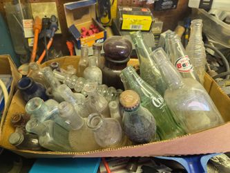 Old vintage bottles