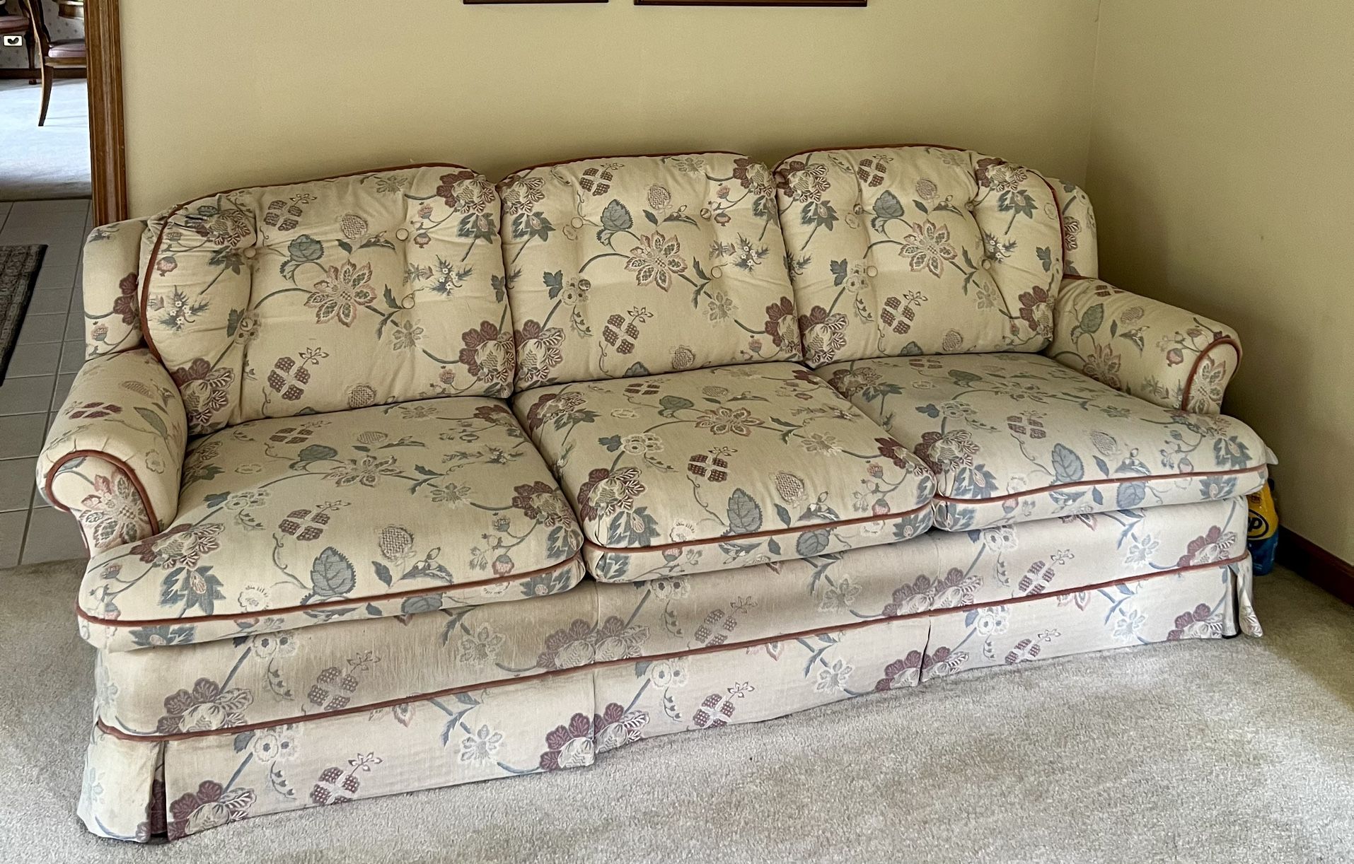 Vintage Sofa And Loveseat