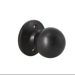 Round Door Knob Passage Door Handle Set Oil Rubbed Bronze