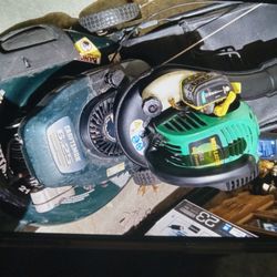 Mower With Free Blower If You Buy Tuesday. Needs Garage For Botique 