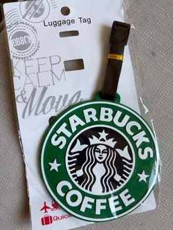 Starbucks Coffee Rubber Luggage Tag