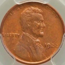 1922 No D Strong Reverse Lincoln Cent KEY RARE 1C
