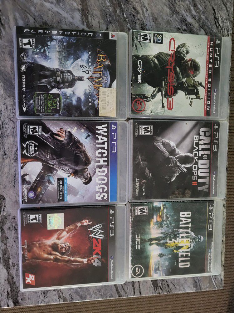 PS3 Variable Games $25