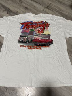 RARE NEW - Tommy's Hamburgers LA California T Shirt Green Graphic Size XXL Vintage