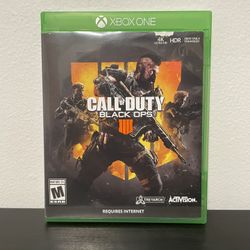 Call Of Duty Black Ops 4 Xbox One Like New COD IIII Microsoft War Video Game