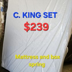 Brand New  King Set $239 >> Mattress And Box Spring