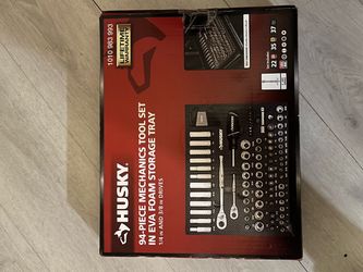 Husky 94 pc mechanics tool set