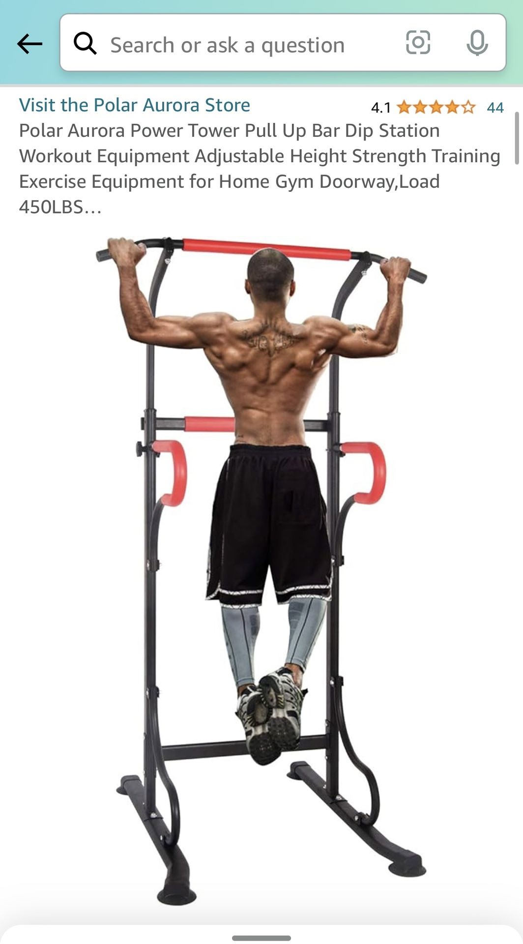  Power Tower Pull Up Bar Dip Station 