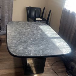 Dining room table with 2 chairs