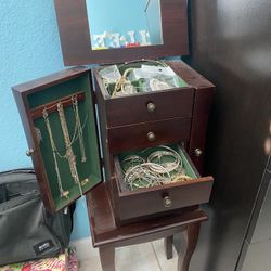 Wooden Jewelry Case
